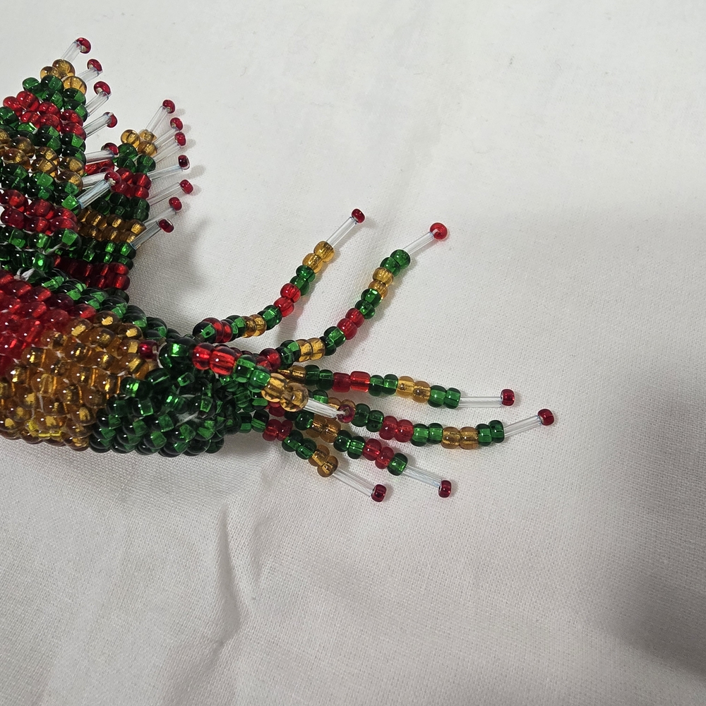 Colorful Beaded Hummingbird Keychain - Picture 11 of 14